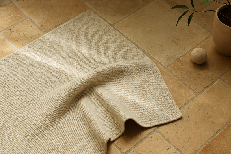 שטיחים על ריצוף אבן – מה חשוב לדעת כדי לשמור על הריצוף