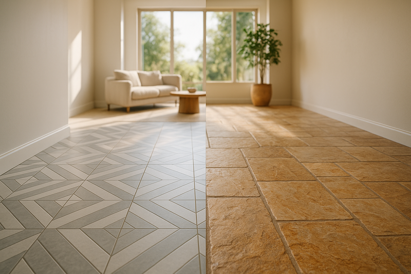 פורצלן או אבן טבעית – איפה כל חומר מתאים בבית?