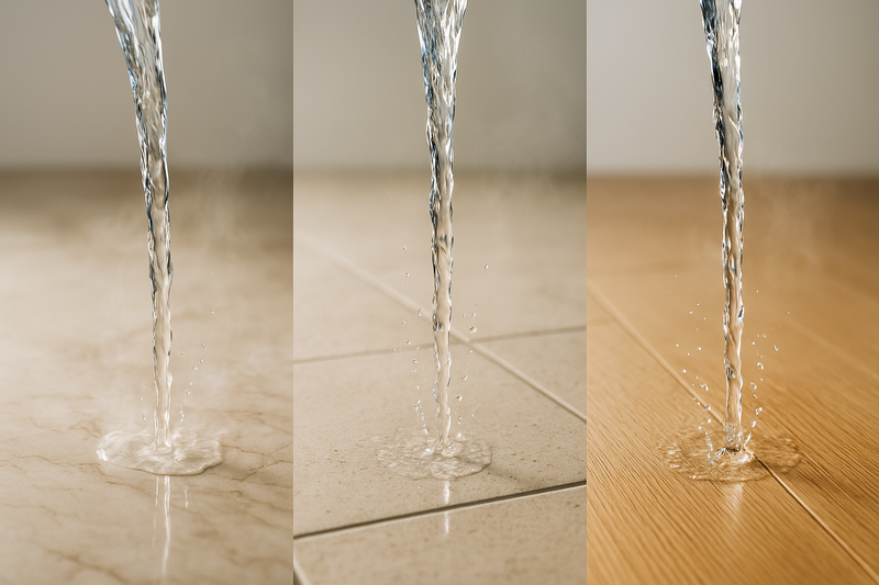 מה הטמפרטורה המיטבית של מים לניקוי רצפות שונות?