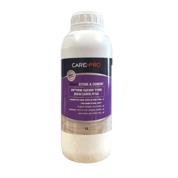 1 ליטר Magic Stone &amp; Cement מסיר שאריות בניה מאבן ובטון