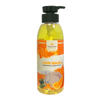 Lion Wash סבון כלים אנטי בקטריאלי על בסיס הדרים 500 מ"ל