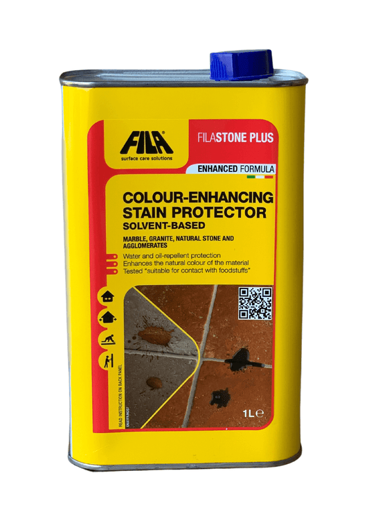 סילר FILA STONE PLUS על בסיס ממיסים, מגן מכתמים ומחזק צבע